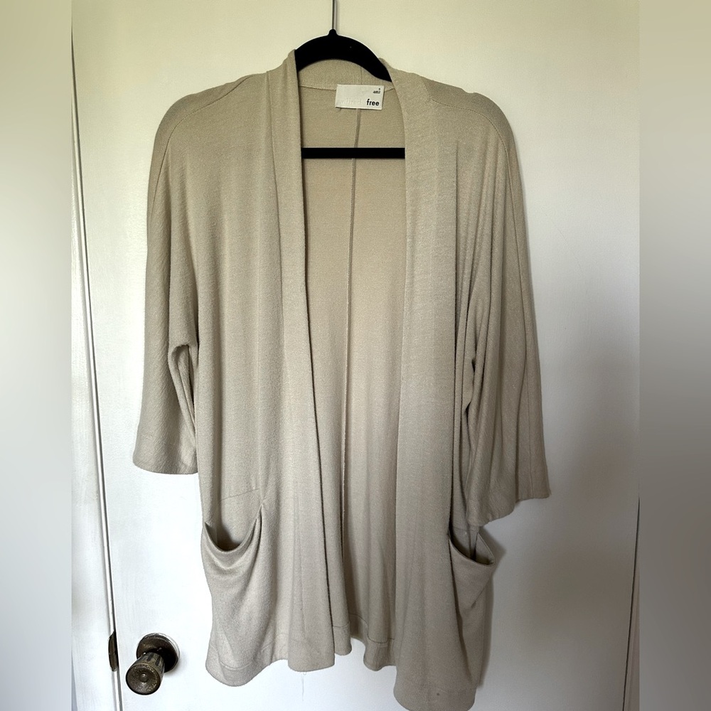 Wilfred Cream Cardigan Sweater